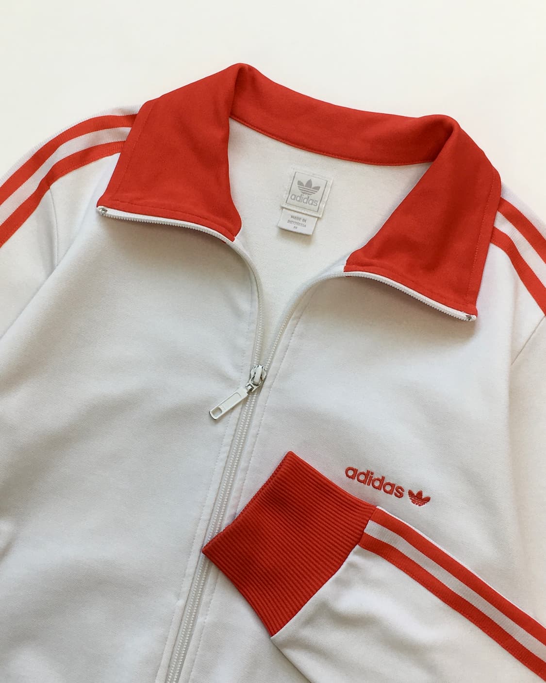 Adidas 아디다스 화이트-레드 로고 트랙탑 상품이미지6
