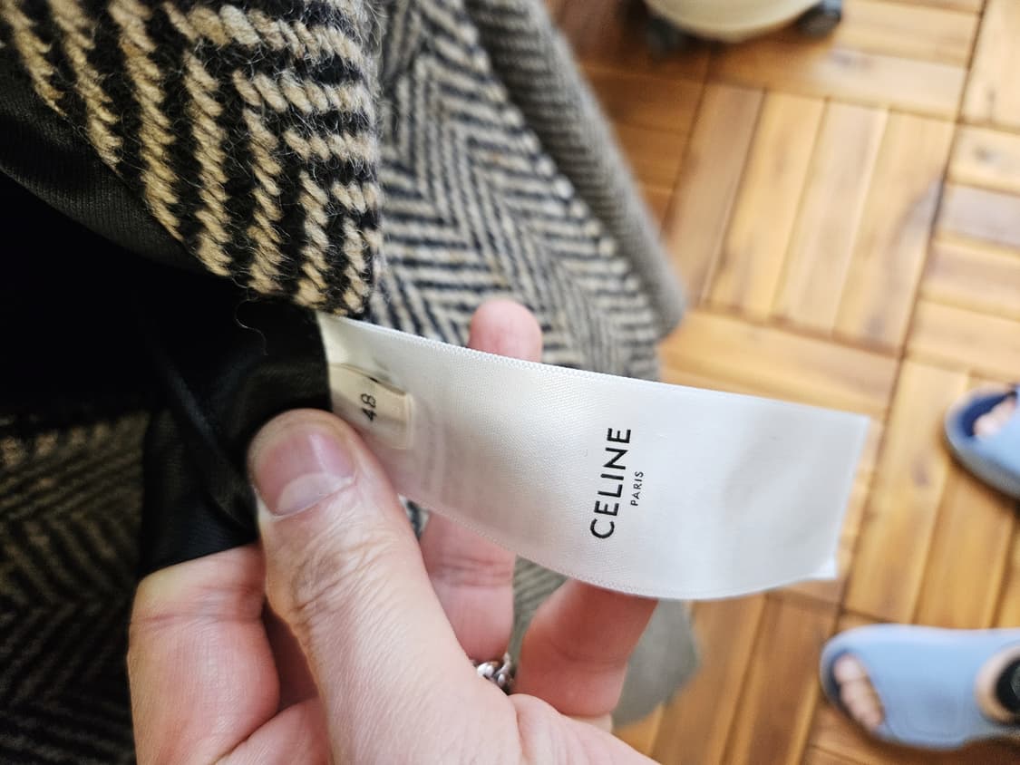 셀린느 헤링본 발마칸 코트 상품이미지6