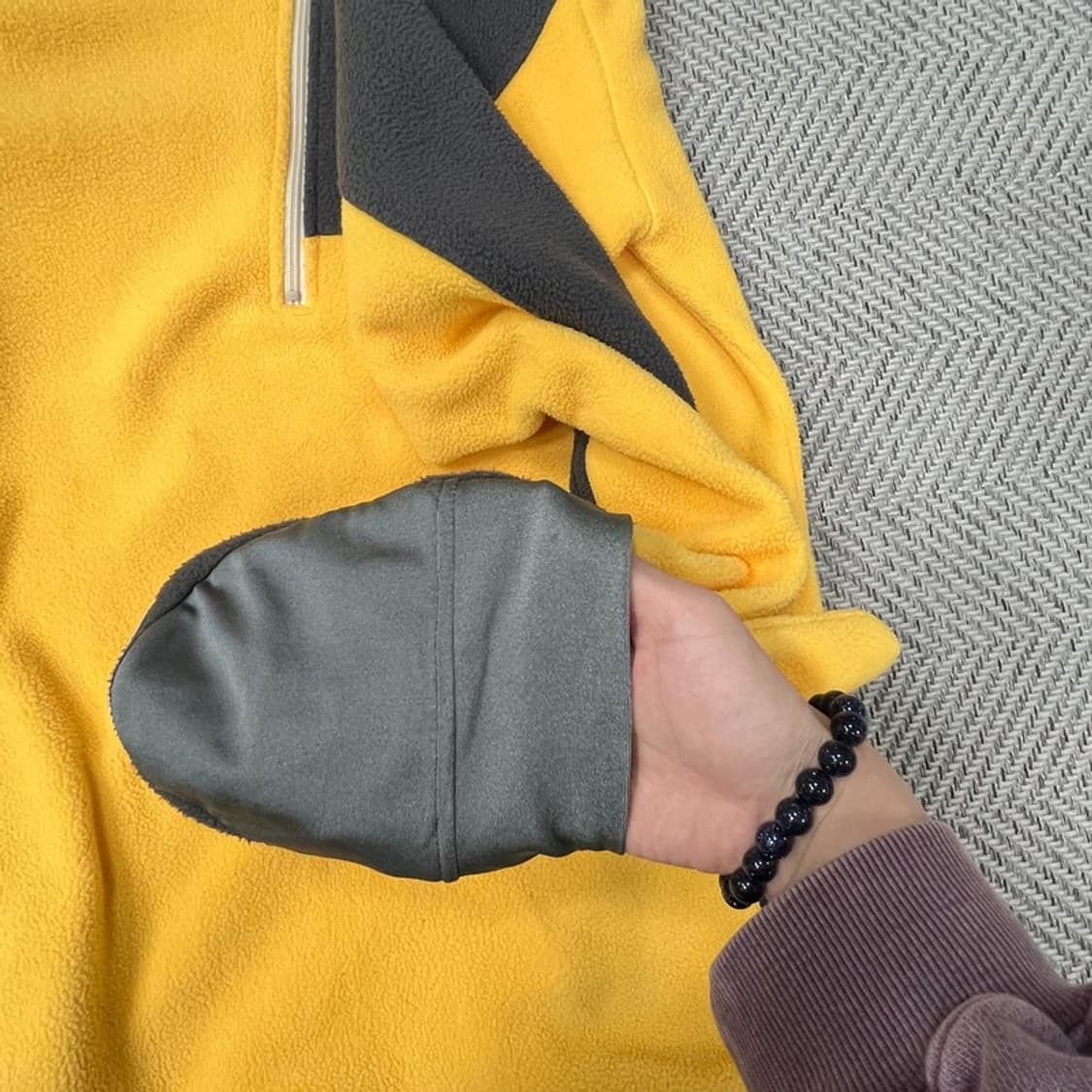 휠라 하프집업 핸드워머 플리스 v0650 상품이미지7