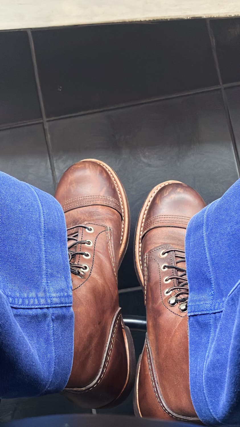 처칠롬퍼 몰스킨 퍼티그팬츠 블루 L 상품이미지3