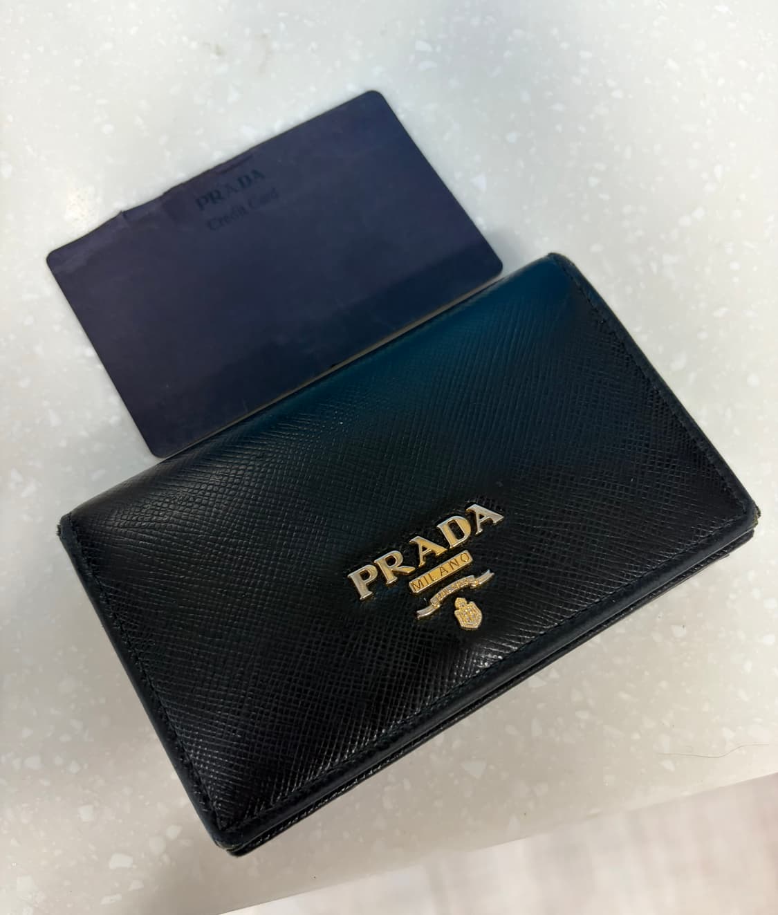 사피아노 메탈 로고 카드 지갑 상품이미지2