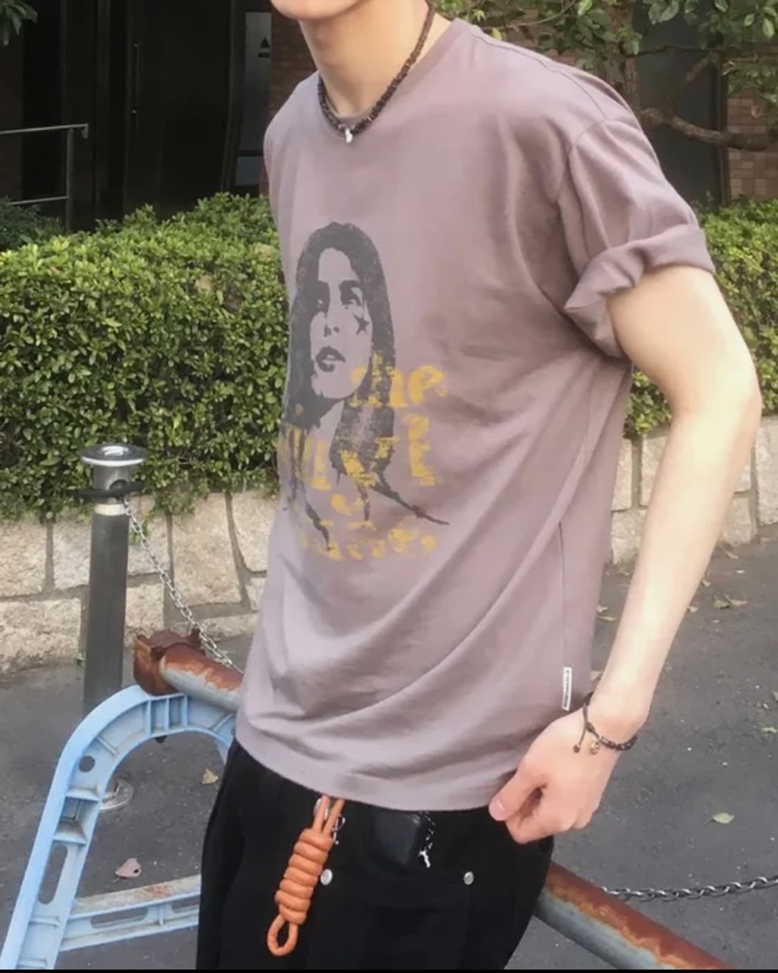 더바이닐하우스 VINTAGE WOMAN TEE MOCHA M 상품이미지1