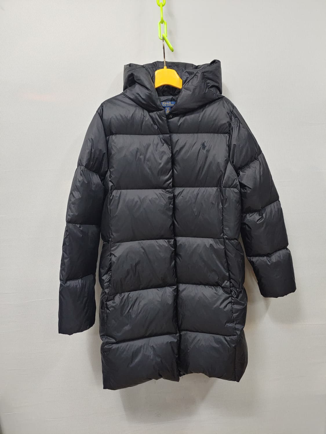 폴로 랄프로렌 후드 롱패딩 블랙 16y XL  55 상품이미지1