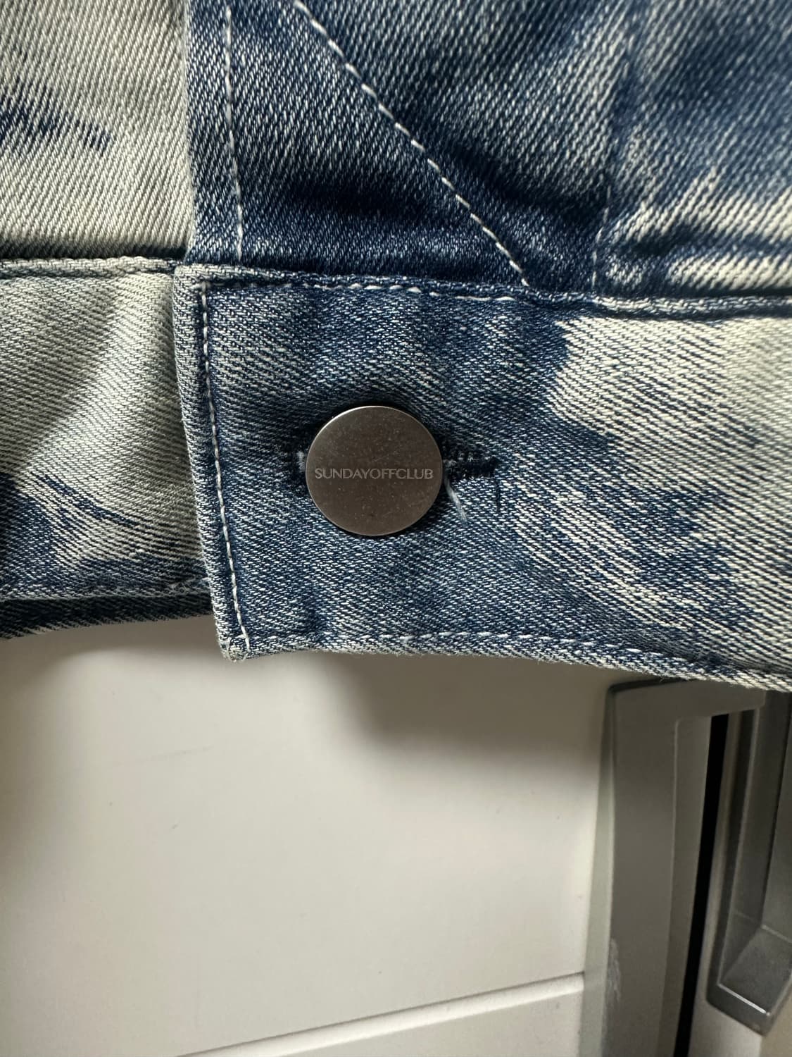 선데이오프클럽 블리치드 데님 자켓 상품이미지9