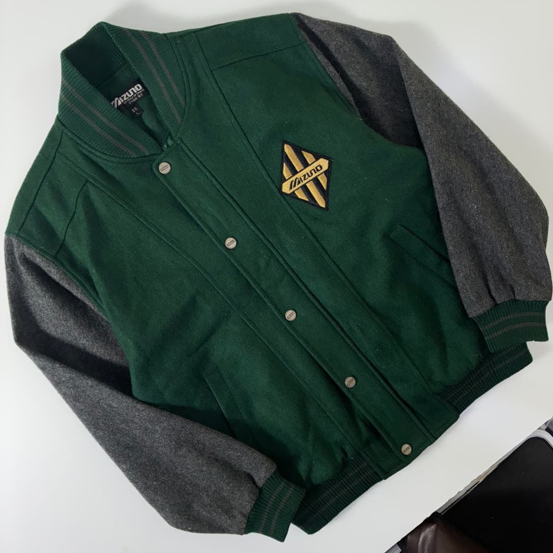 Mizuno  미즈노 빈티지 울 혼방 바시티 자켓   상품이미지2