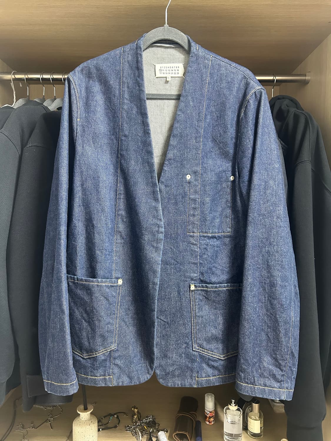 마르지엘라 카라리스 데님 자켓 상품이미지1