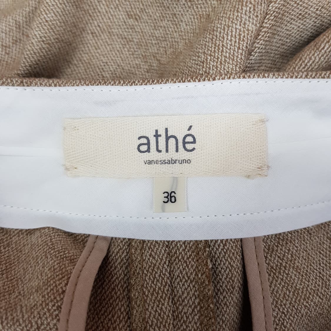 아떼(ATHE) 2021 울 블렌드 와이드 슬랙스 36사이즈 상품이미지5