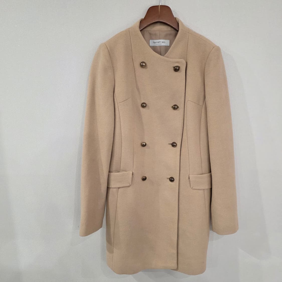 Kenneth Lady 더블 버튼 코트 38사이즈 상품이미지1