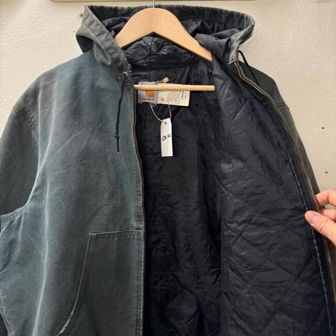 [L] 90s 칼하트 JQ243 HTG Duck 덕 액티브 자켓 상품이미지6