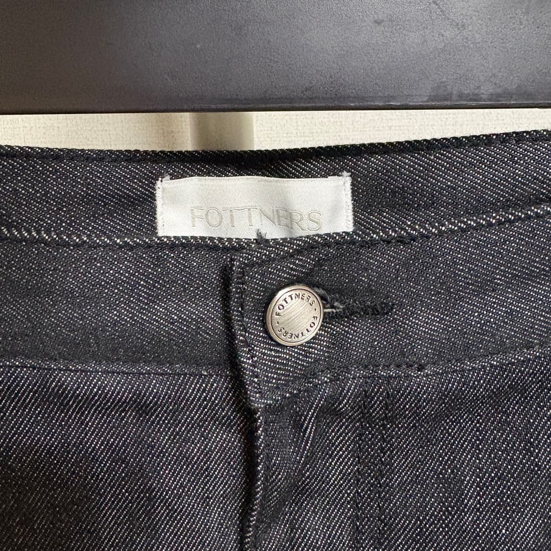 (민트급) 포트너스 투턱 와이드 블랙 진 / 블랙, XL 상품이미지5