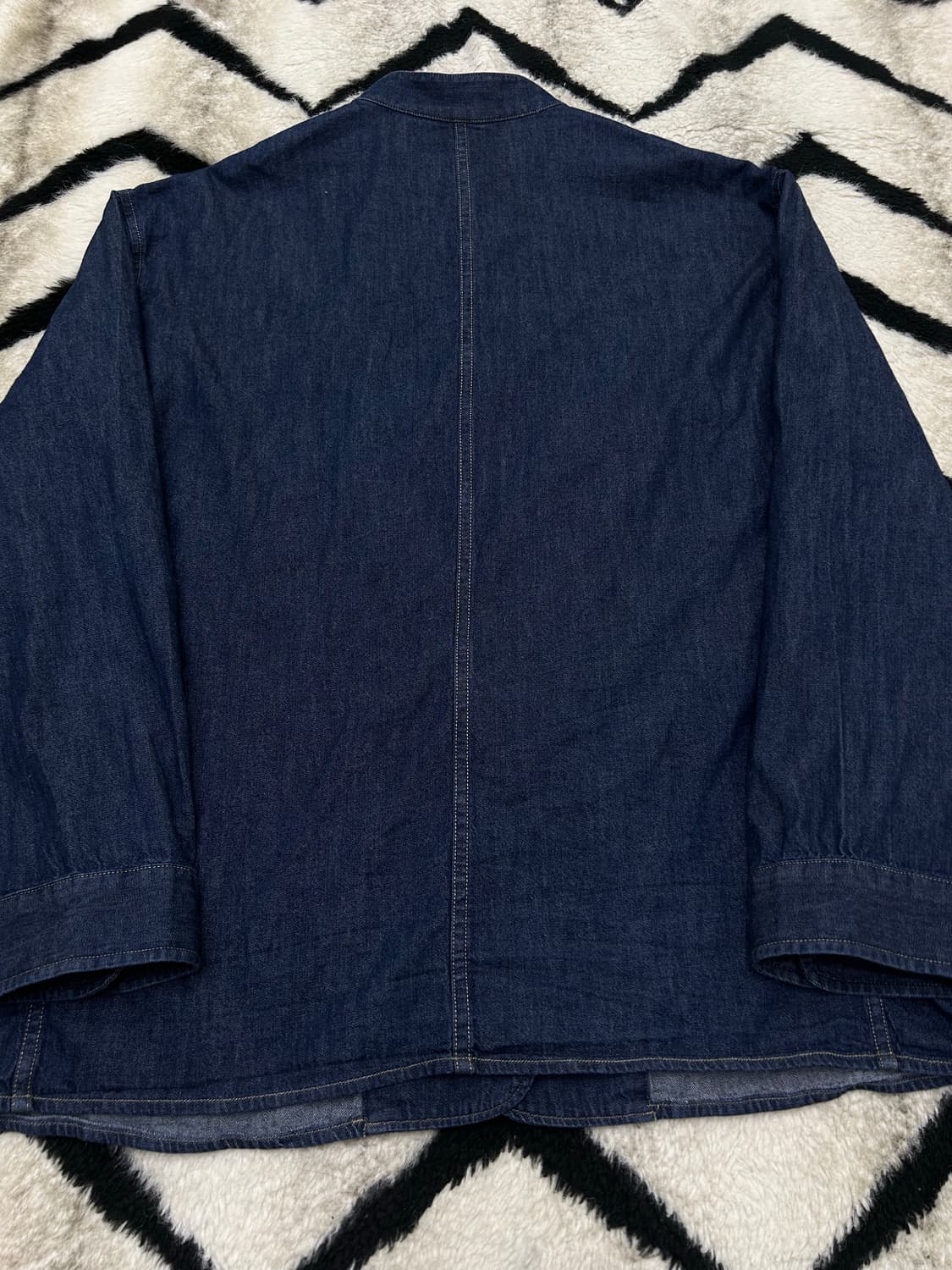 [L]유니클로U 르메르 데님 셔츠 자켓/진청 상품이미지4