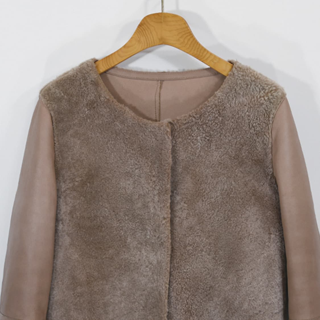 sheepskin 무톤 (양모 시어링) 코트 상품이미지3