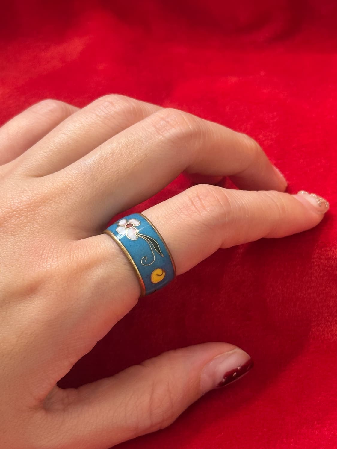 Vintage 七寶 ring 빈티지 칠보 반지 상품이미지6