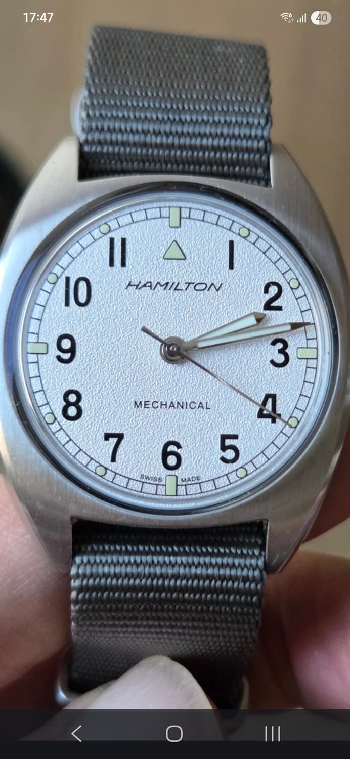 헤밀턴  카키 에비에이션 파이오니어 메카니컬 (W10) 시계 상품이미지3