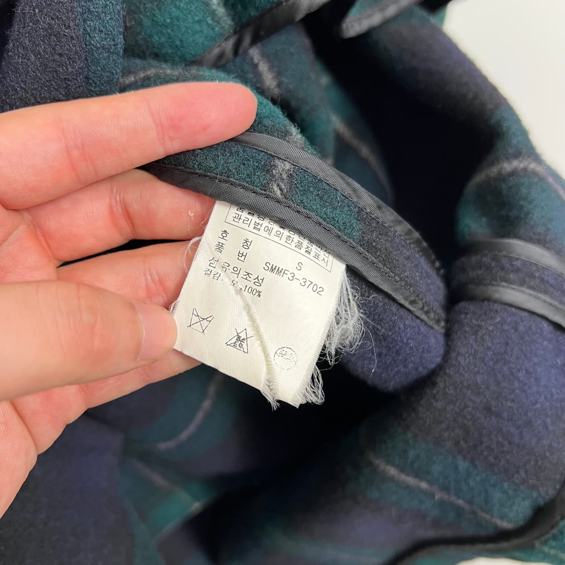 2000s PRL 폴로 랄프로렌 블랙와치 더플 코트 상품이미지8