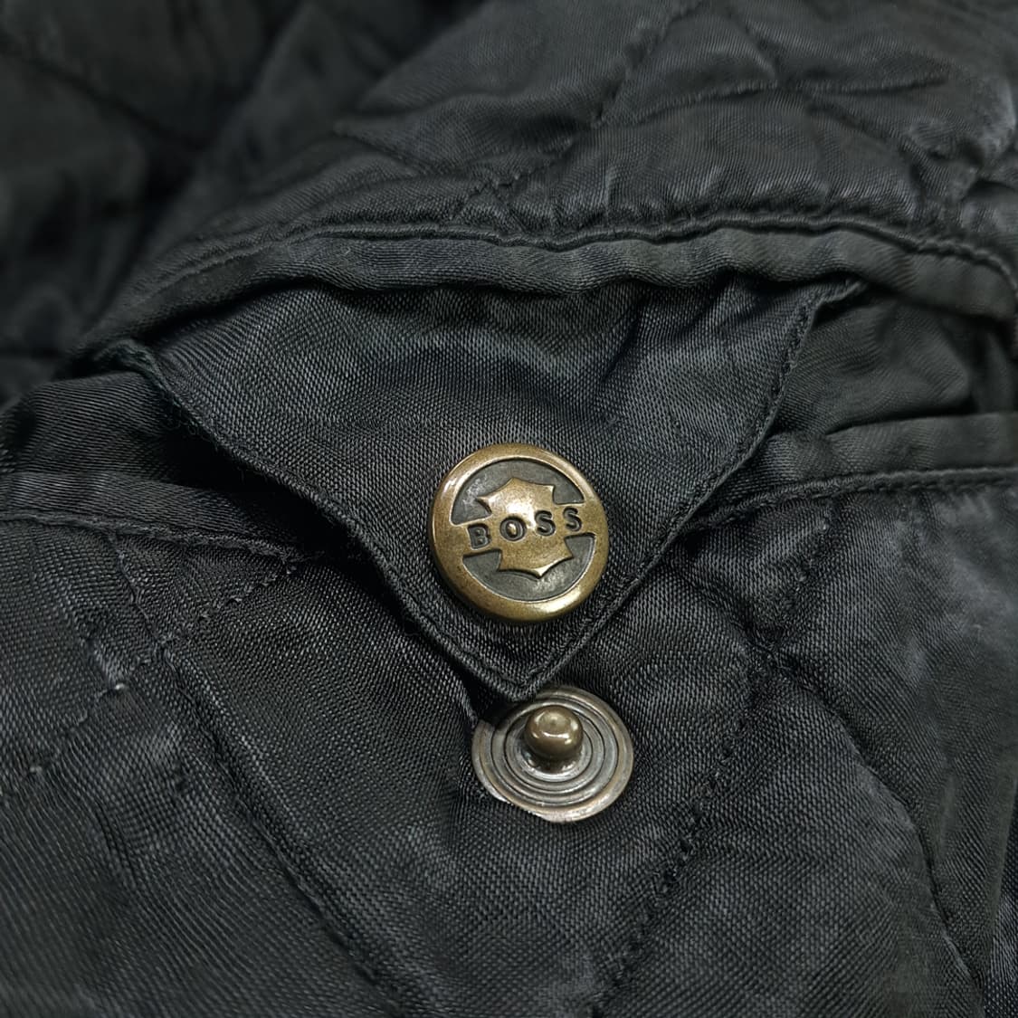 CN733 XL 휴고 보스 80s 울 캐시미어 봄버자켓 상품이미지7