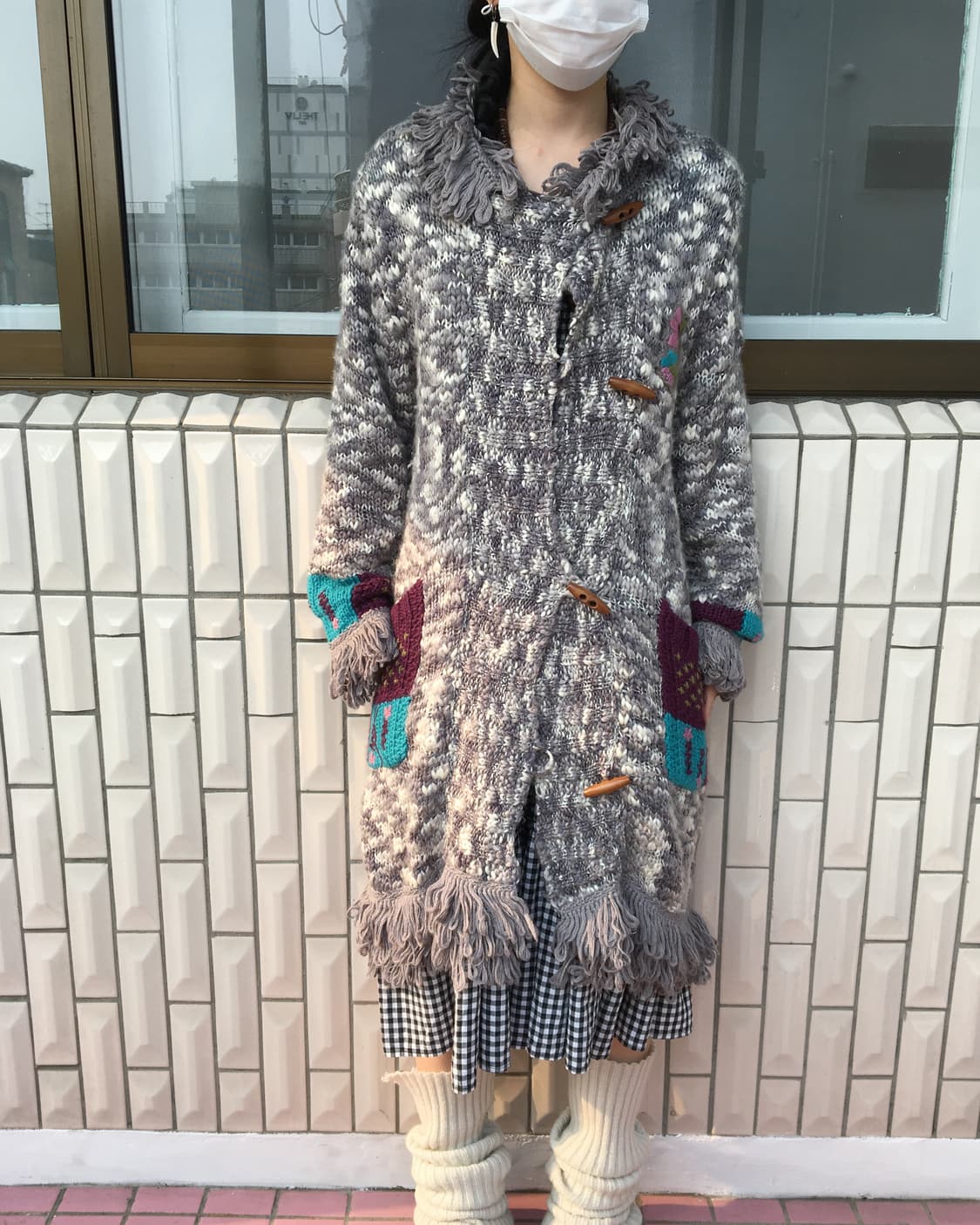 Fringe nomadic mood knit long cardigan 상품이미지7