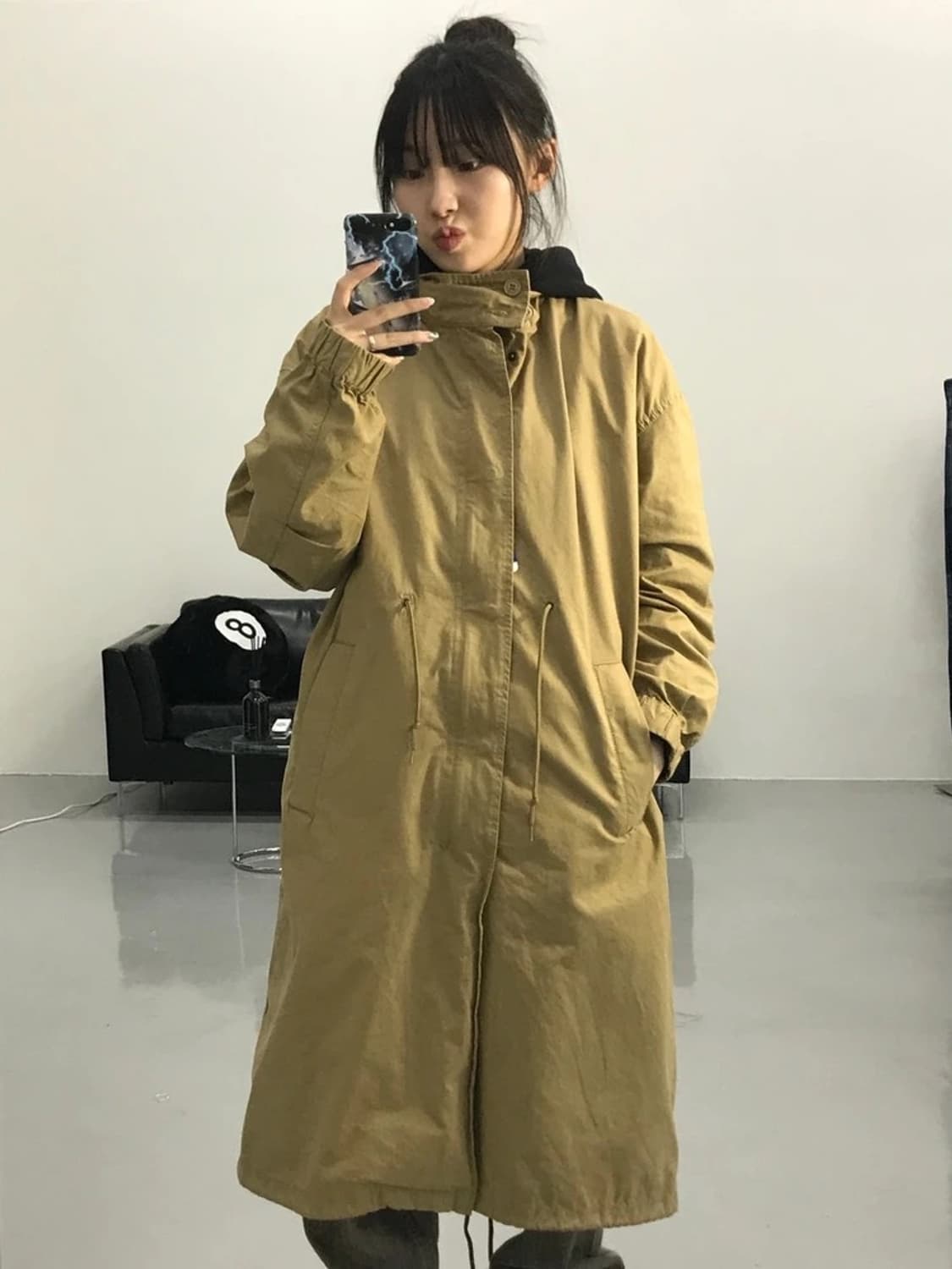 니코앤드 베이지 코트 상품이미지3