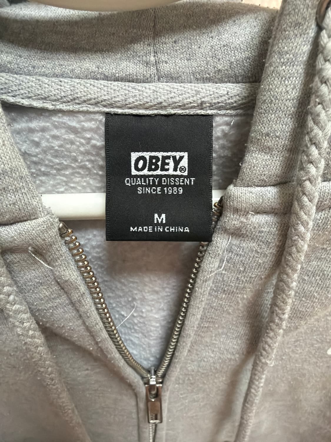 오베이 그레이 후드집업 상품이미지4