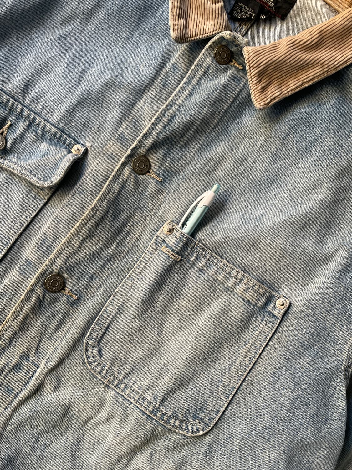 90s RRL Dungaree Denim Jacket(USA Made) 상품이미지3