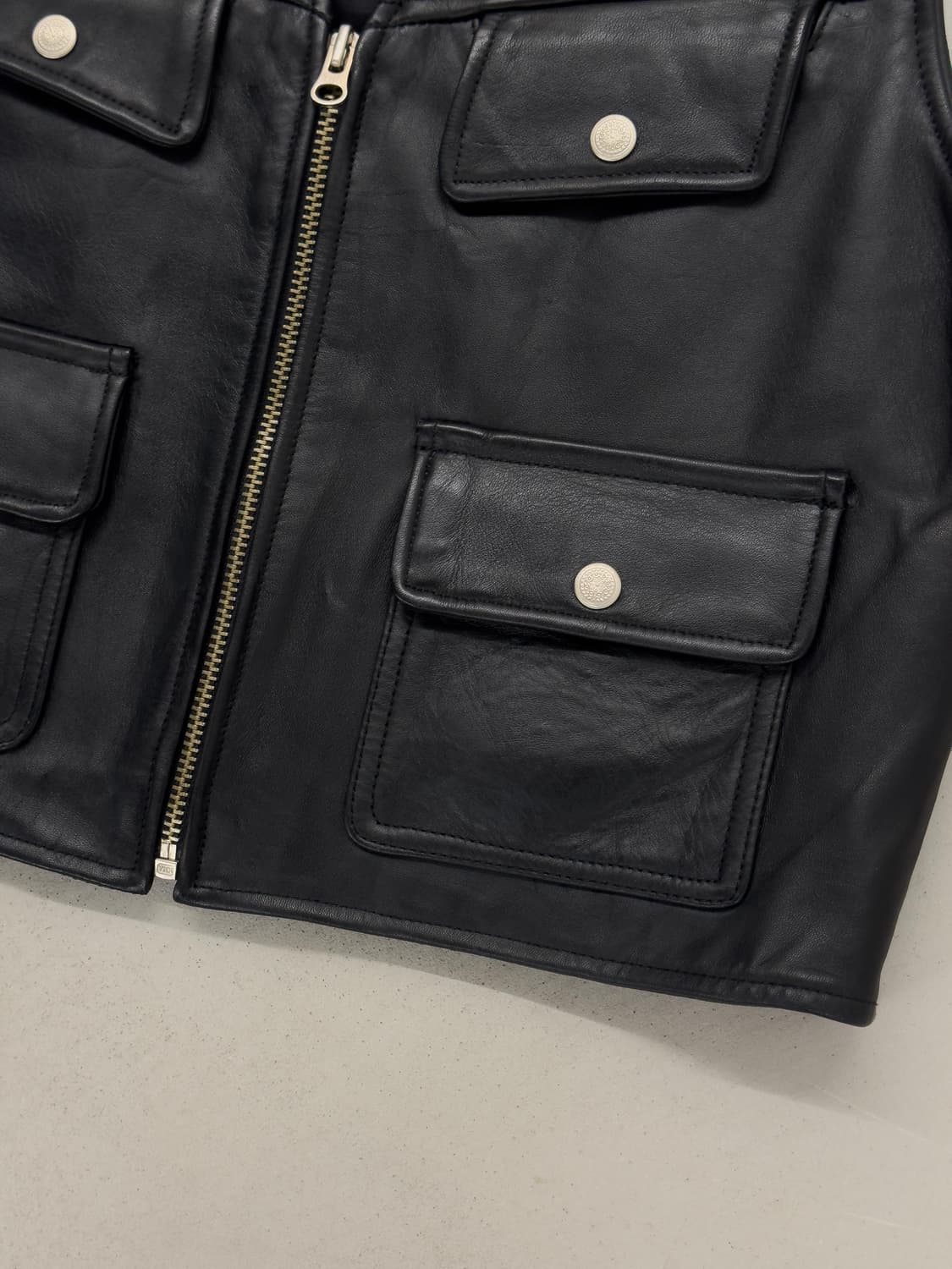 Bellerose uomo collection  레더 베스트  상품이미지5