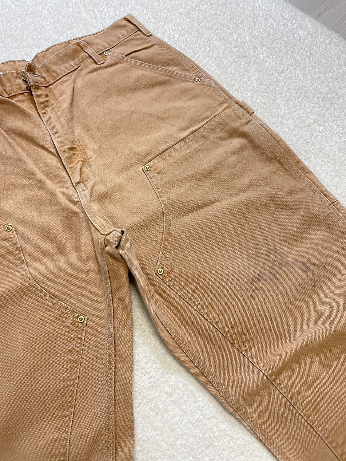 칼하트 B01 BRN 더블니 USA 상품이미지2