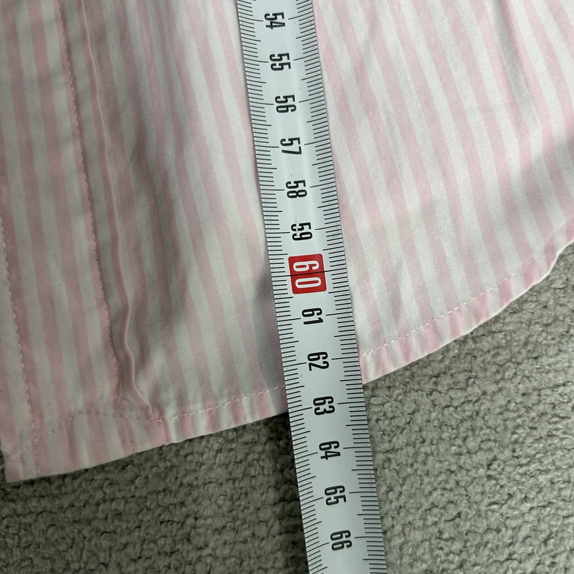 폴로 랄프로렌 핑크 스트라이프 셔츠 s 상품이미지5