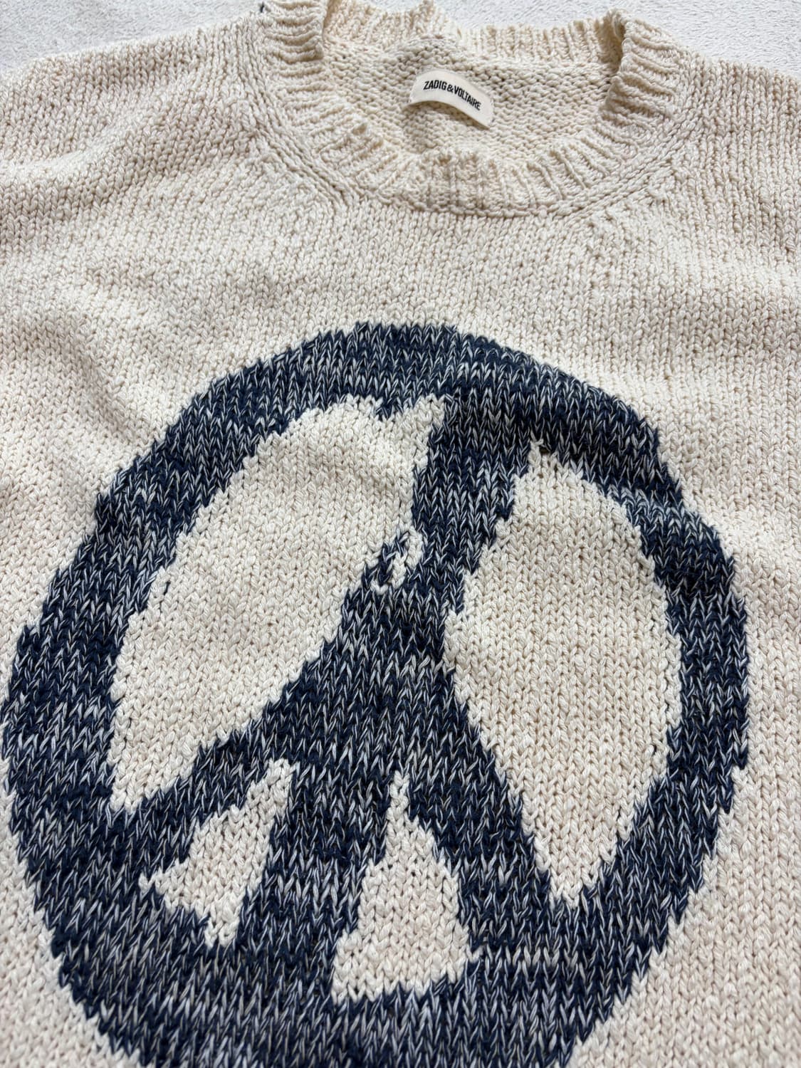 [L] 자딕앤볼테르 에디 코니 피스 스웨터 니트 (아이보리) 상품이미지3