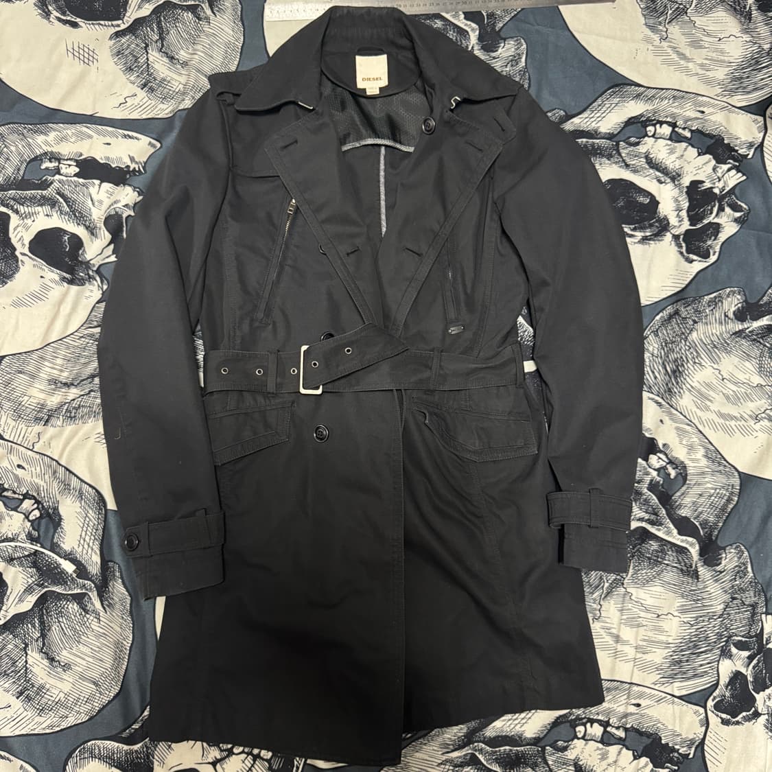 디젤 트렌치코트 남성L사이즈  상품이미지7