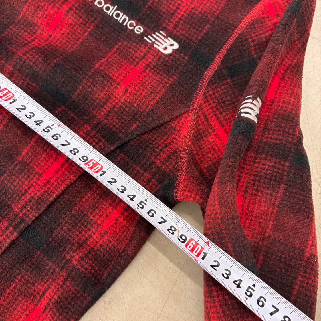 뉴발란스 체크 플리스 집업 상품이미지5