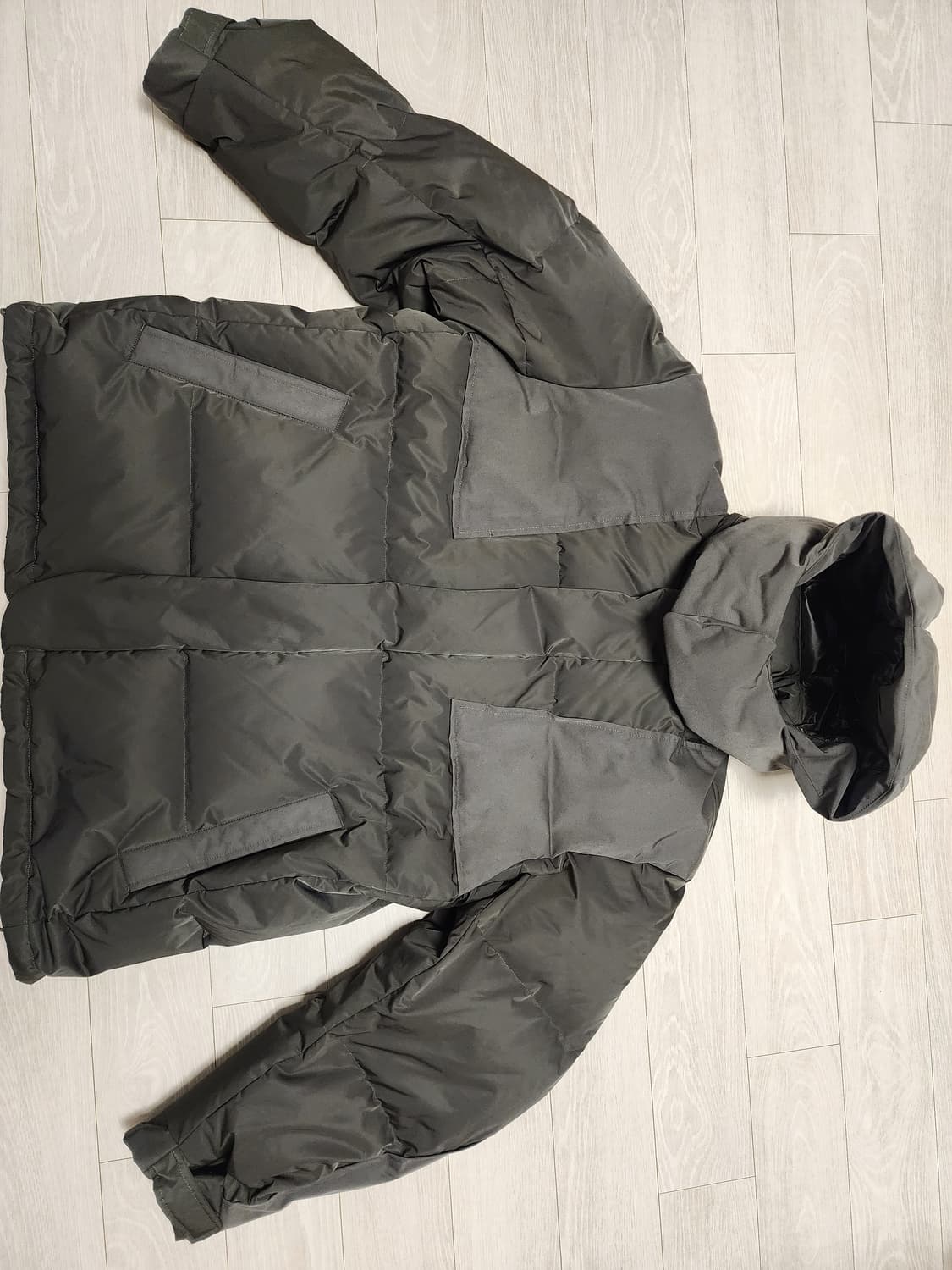 유니클로+J 질샌더 오버사이즈 다운 파카 올리브XXL 상품이미지2