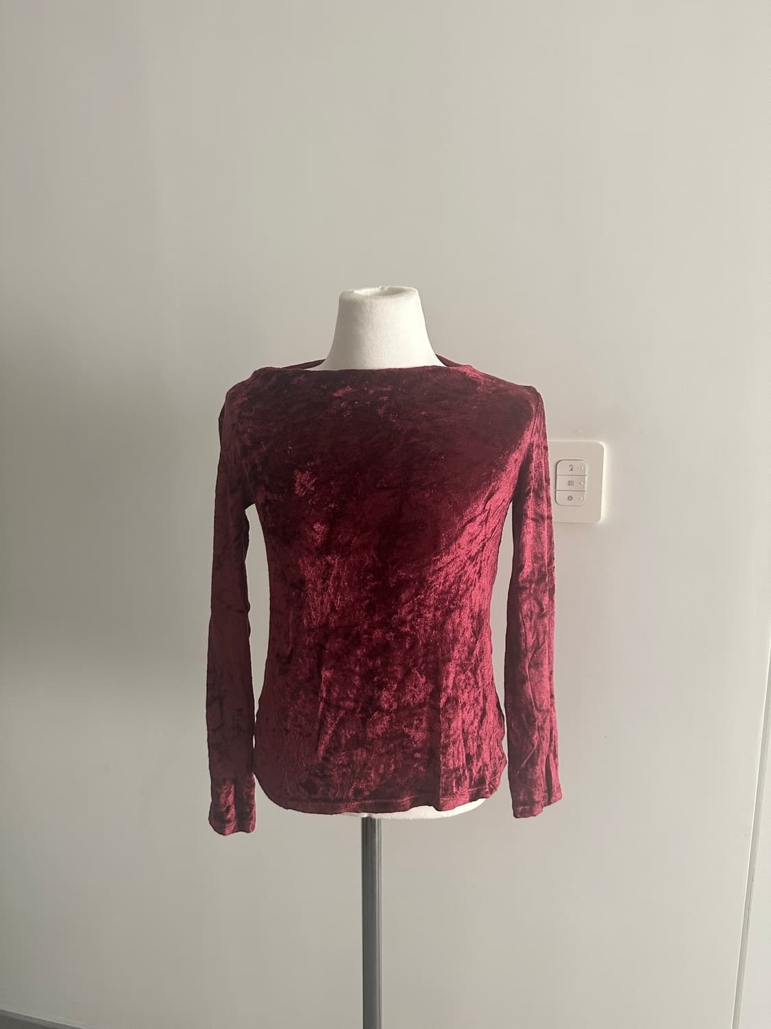 베이스레인지 벨벳 모달 티셔츠  상품이미지1