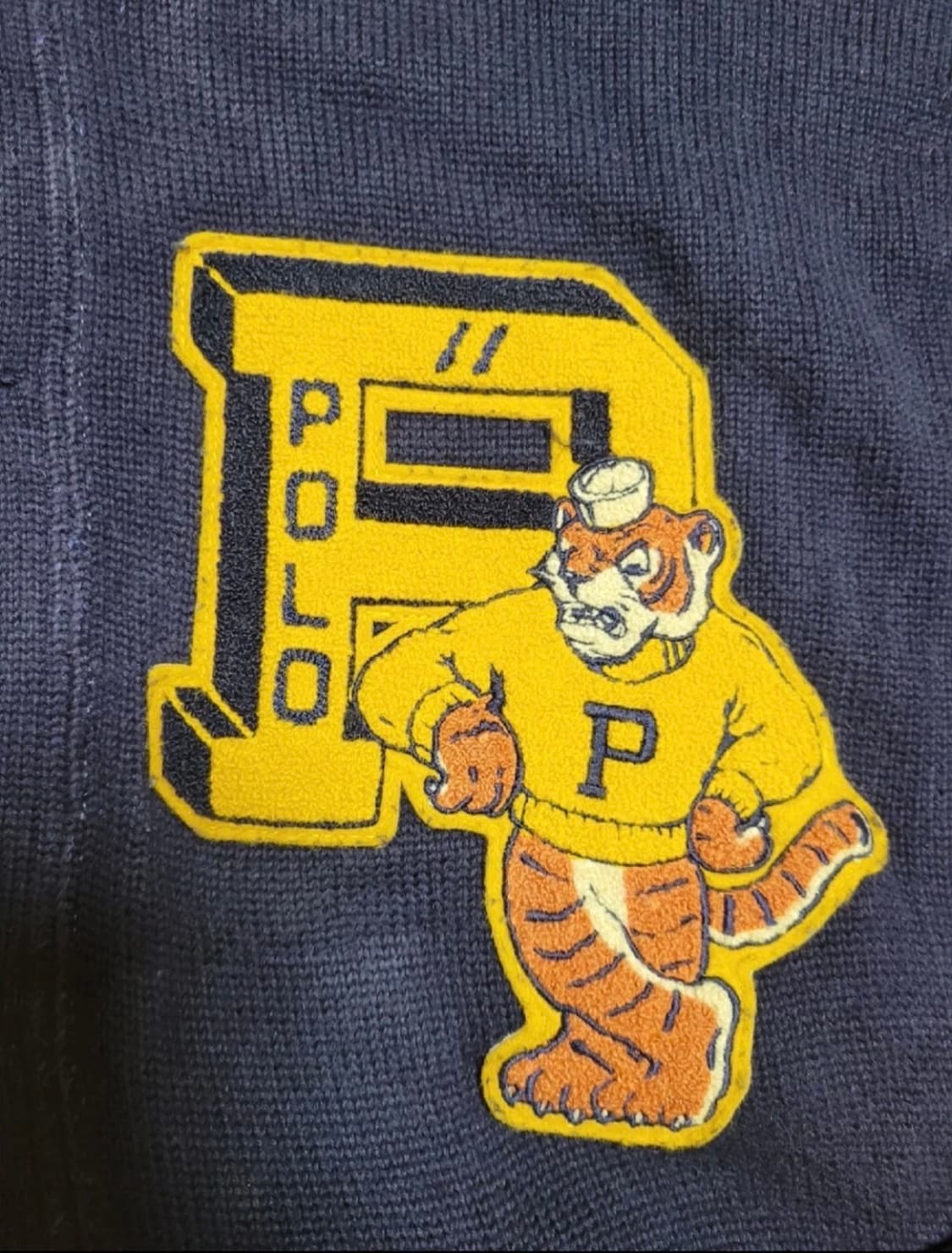 폴로 랄프로렌 남성 중형 대형 타이거 대표팀 P 67 레터맨 가디건 스웨 상품이미지6