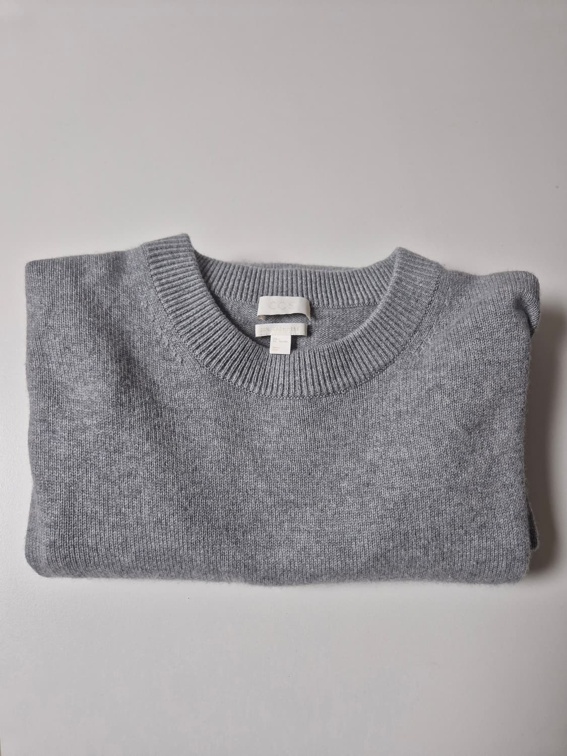 코스(cos) 캐시미어 100% 니트 그레이 L사이즈 상품이미지1