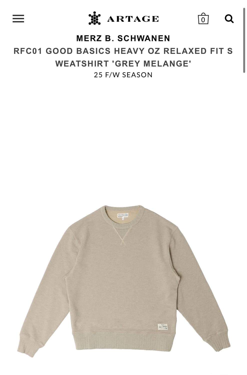 MERZ B. SCHWANEN 스웨트셔츠 상품이미지2