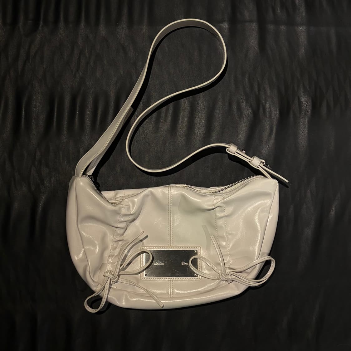 마뗑킴 로고 리본 숄더백 상품이미지1