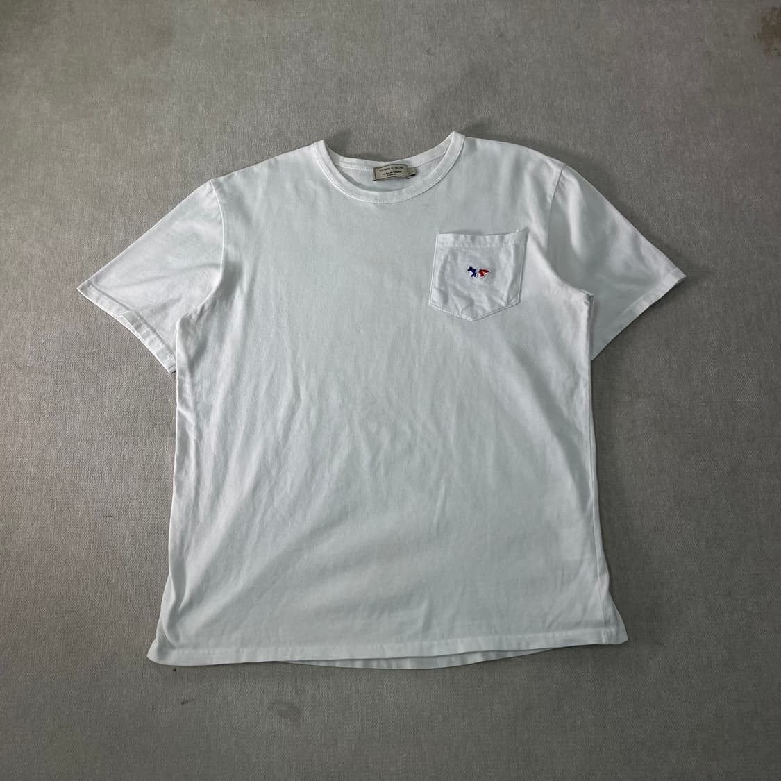 100 메종키츠네 폭스패치 포켓 반팔 티셔츠 상품이미지1