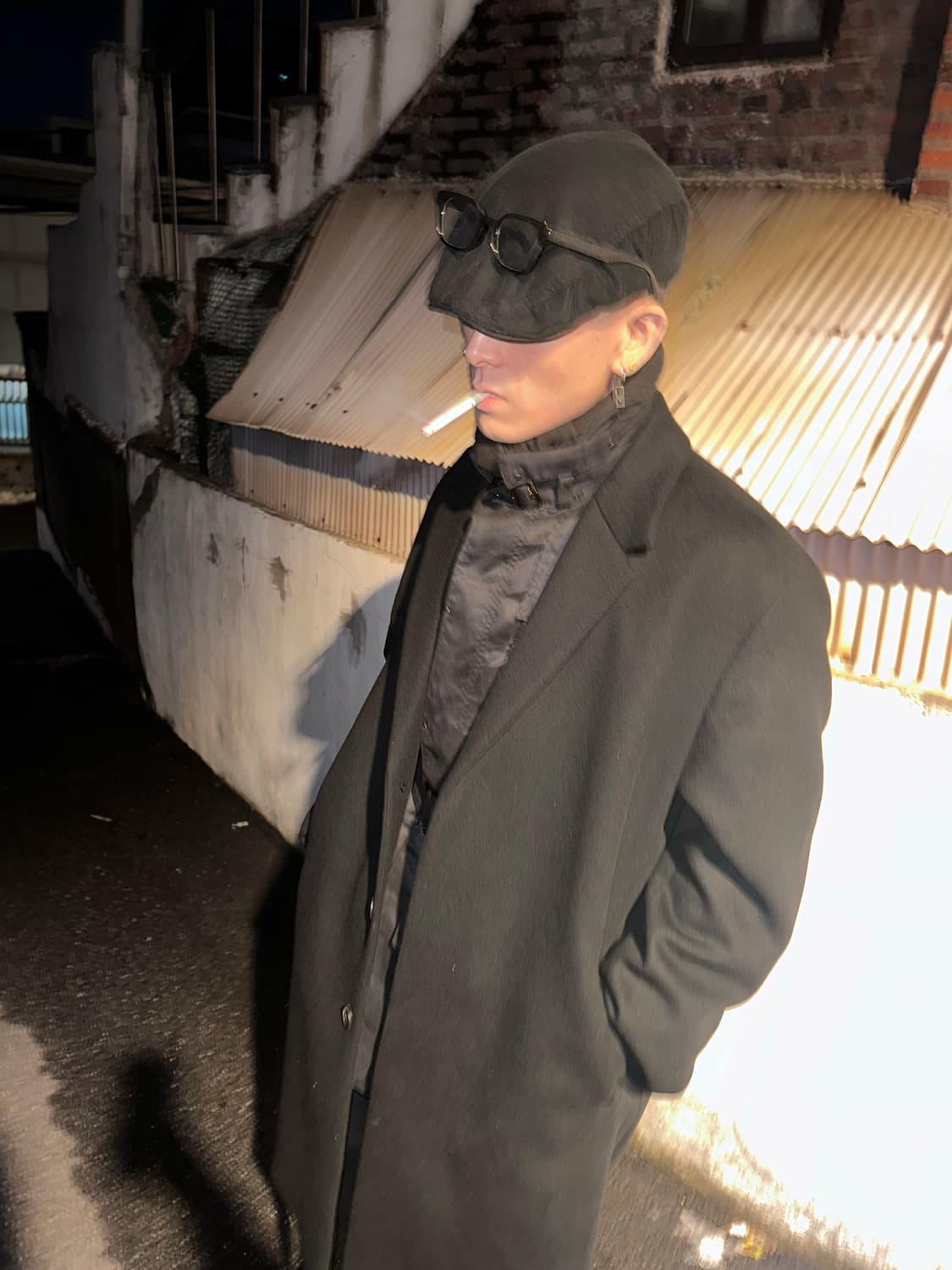 (rare) 카반 드 주카 06 aw 코튼 큐프로 혼방 소프트 헌팅캡 상품이미지1