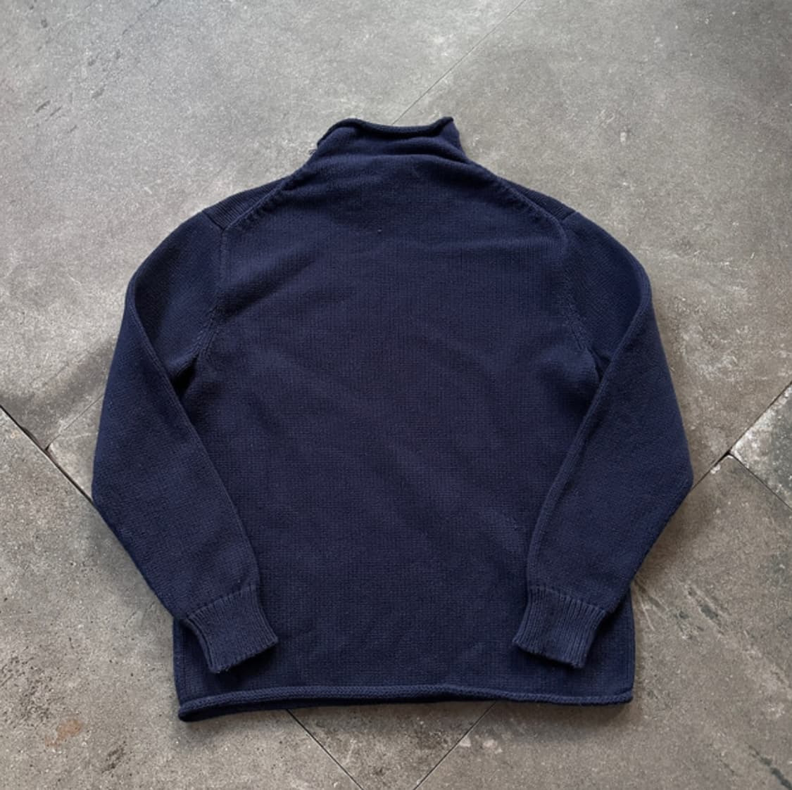 (103) J.crew Navy Cotton Mockneck Sweate 상품이미지2
