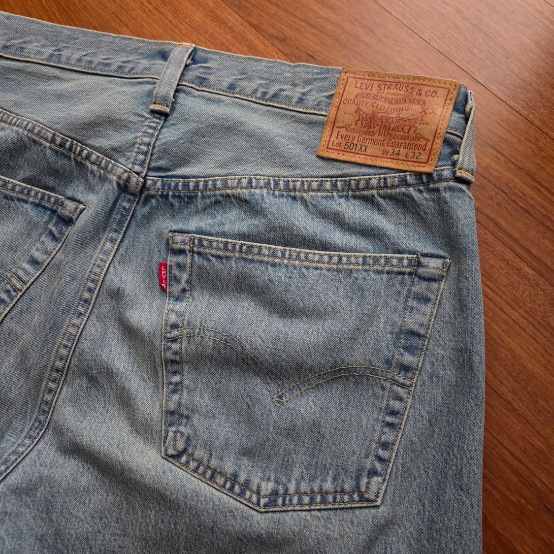 리바이스 LVC 1947 501 로얄 플러시 34x32사이즈 상품이미지5