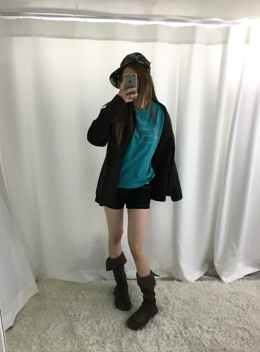 베이프 쉐도우 패치 셔츠자켓  상품이미지3