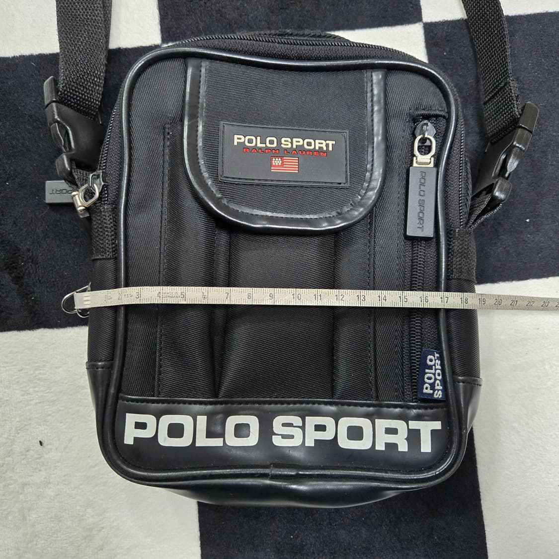 OS 폴로스포츠 미니 크로스백 블랙 상품이미지5