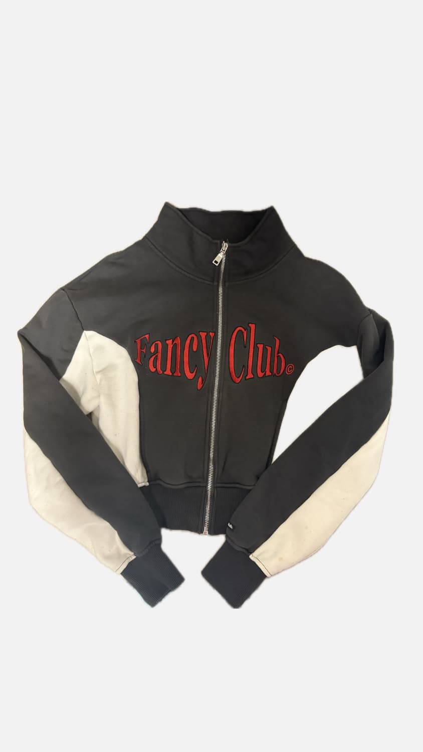 팬시클럽 배색 집업 상품이미지1