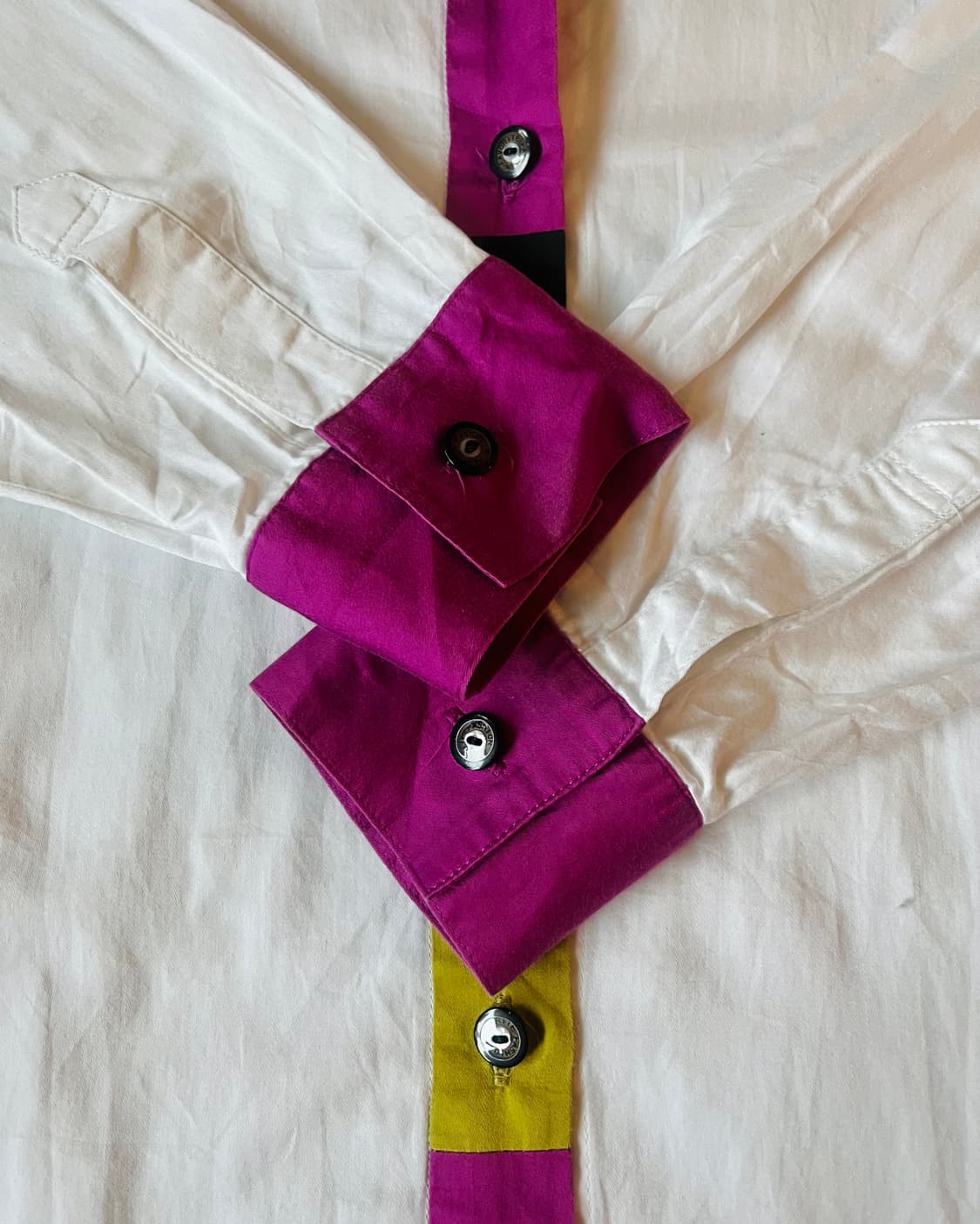 JUNKO KOSHINO Old Color Block Shirt 상품이미지6