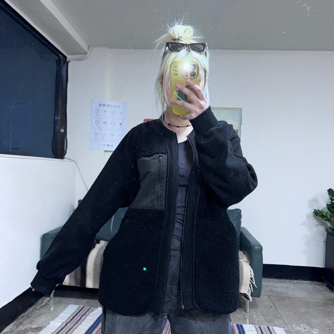 투티/0095 유니클로 화이트마운티니어링 기모 플리스 집업 상품이미지2