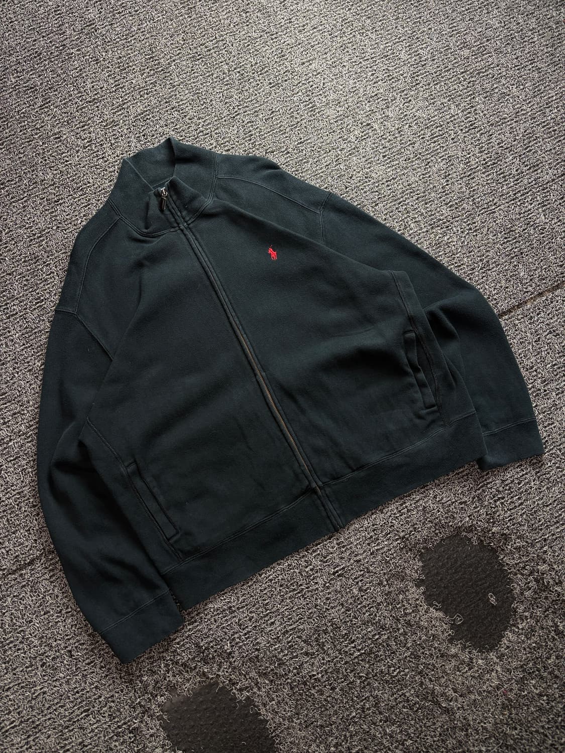 폴로 랄프로렌 포니로고 더블 니트 풀 집업 3906 상품이미지1