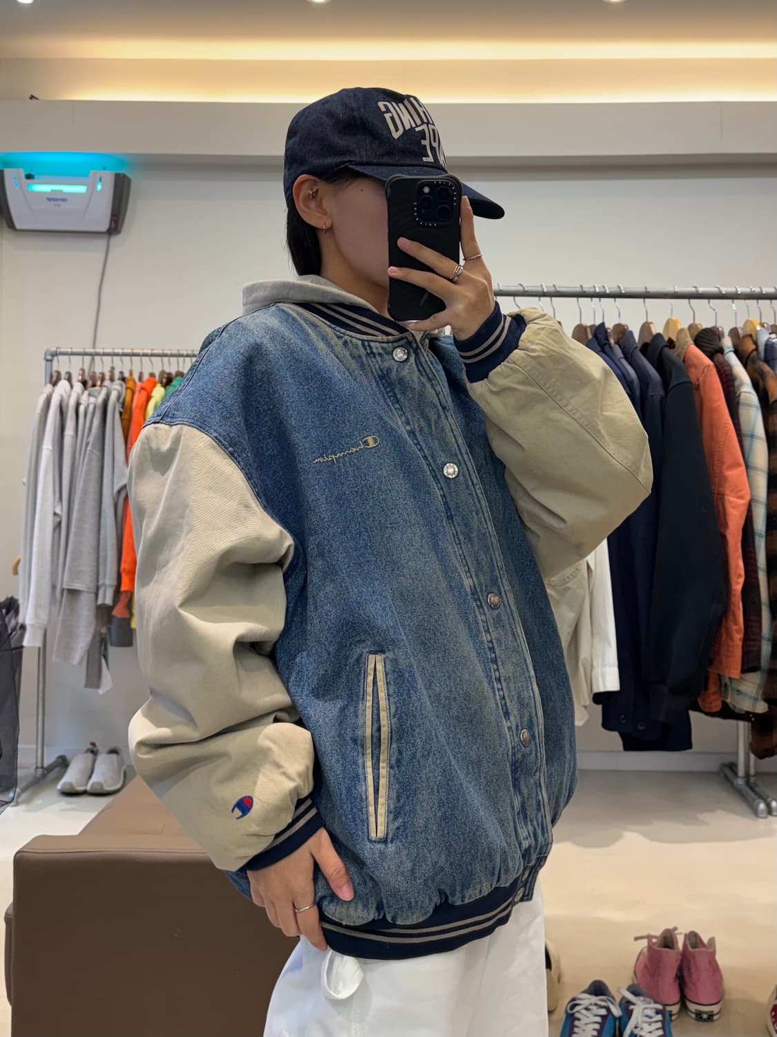 챔피온 데님 바시티자켓 상품이미지9