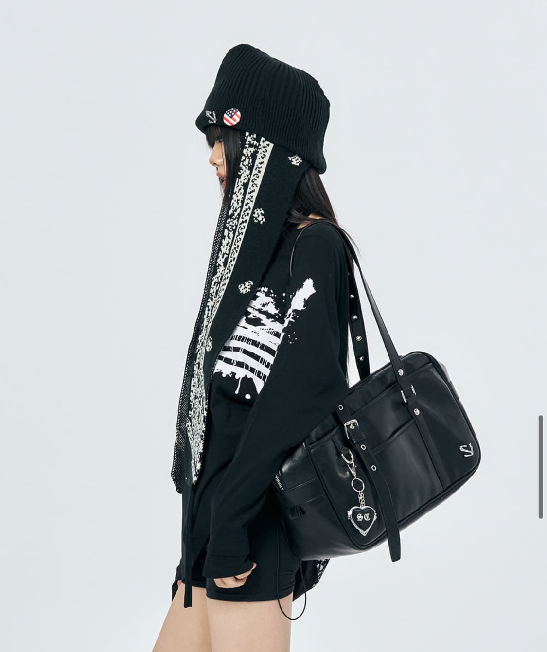 스키즘인듀싱 반다나 트래퍼 비니 상품이미지2