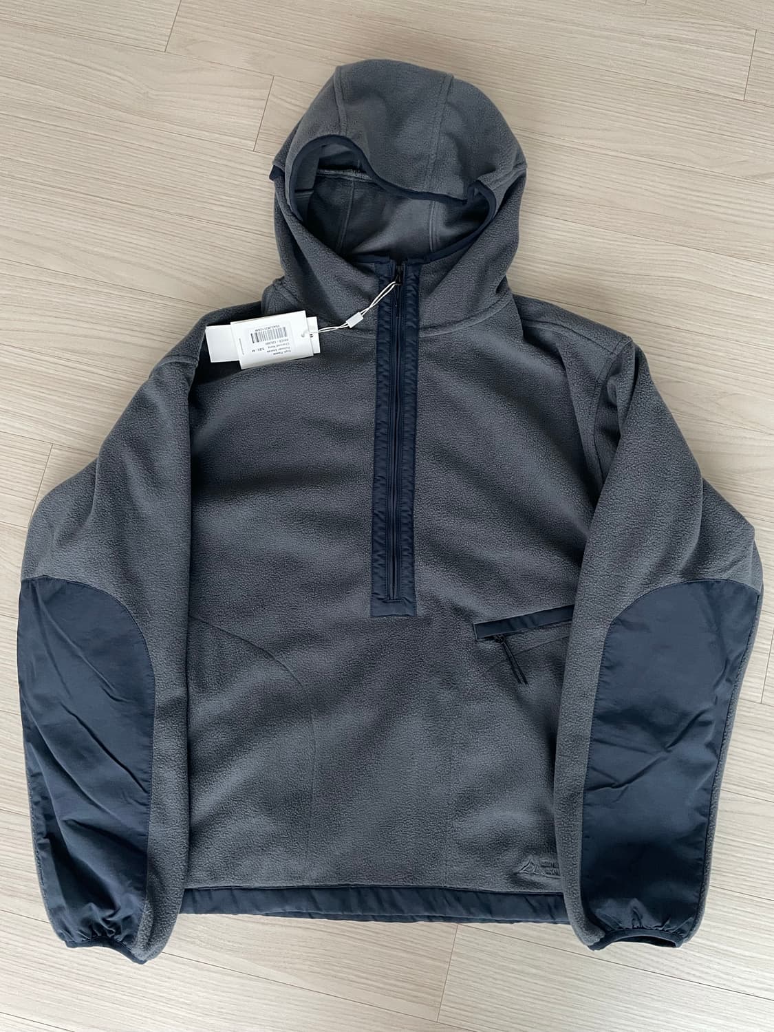 에스피오나지 Expl. 플리스 풀오버 아노락 차콜네이비 M 상품이미지2