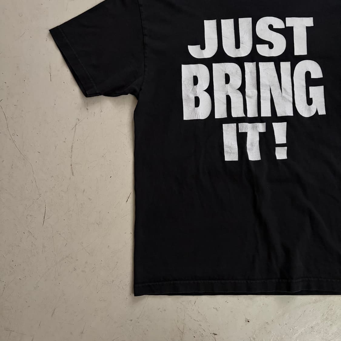 00s WWE 드웨인 존슨 더락 빈티지 반팔티 L 상품이미지3